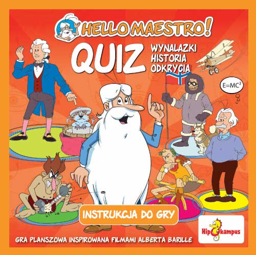 Instrucja do gry Hello Maestro Quiz. Wynalazki, historia, odkrycia